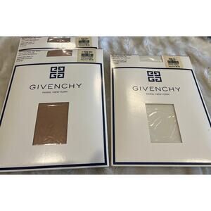 3 NOS Vintage 1990's Givenchy  French‎ ultra sheer leg - light control  size c